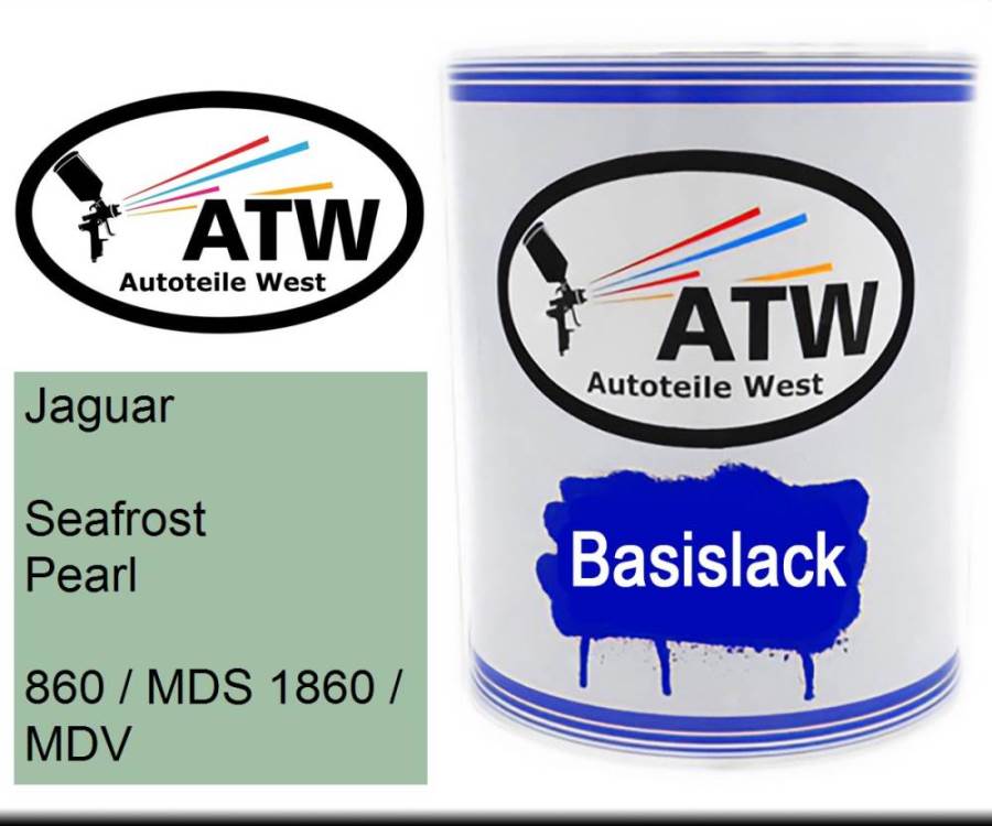 Jaguar, Seafrost Pearl, 860 / MDS 1860 / MDV: 1L Lackdose, von ATW Autoteile West.